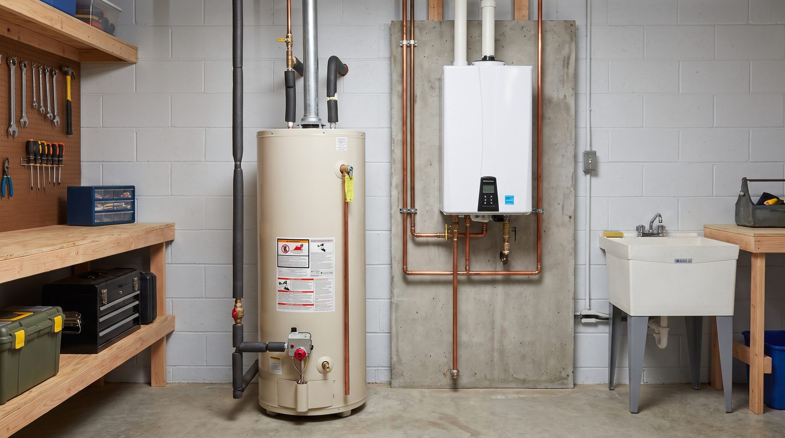 Comparaison chauffe-eau à réservoir et sans réservoir — installation à Montréal Comparaison chauffe-eau à réservoir et sans réservoir — installation à Montréal