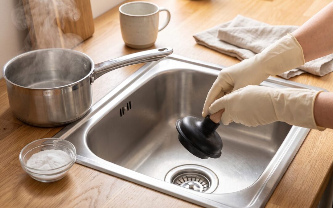 Comment deboucher un drain de cuisine sans produits chimiques