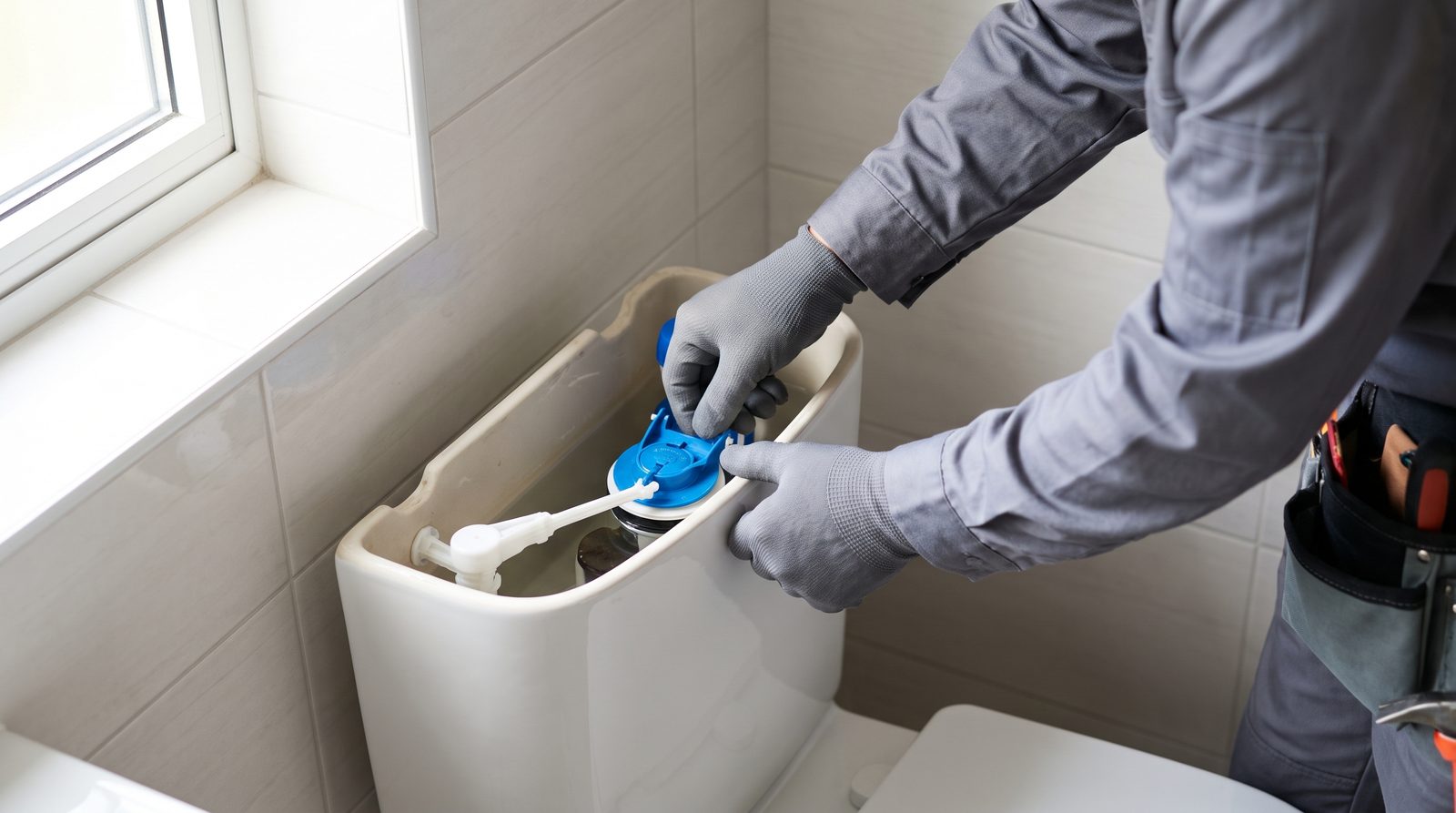 Réparation du mécanisme d’une toilette qui coule — plombier professionnel Montréal Réparation du mécanisme d'une toilette qui coule — plombier professionnel Montréal
